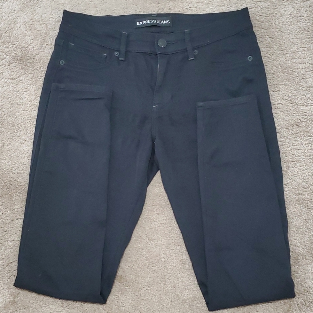Express Black Jeggings Gently used